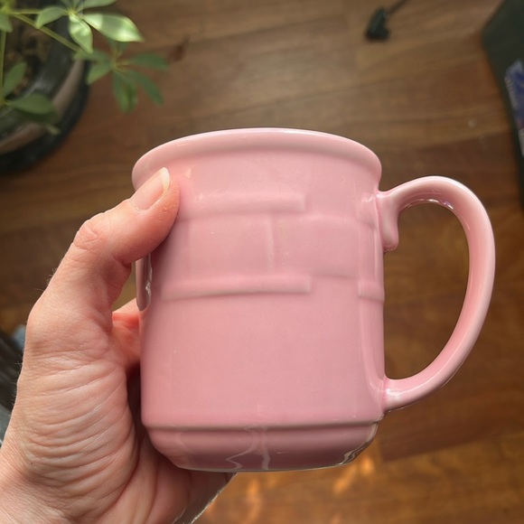 Longaberger Other - Longaberger One Woven Traditions Pink Horizon of Hope Coffee Mug Cup